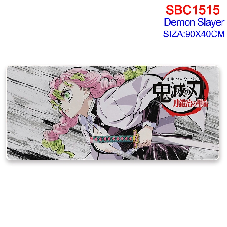 Demon Slayer Kimets Anime peripheral edge lock mouse pad 90X40CM