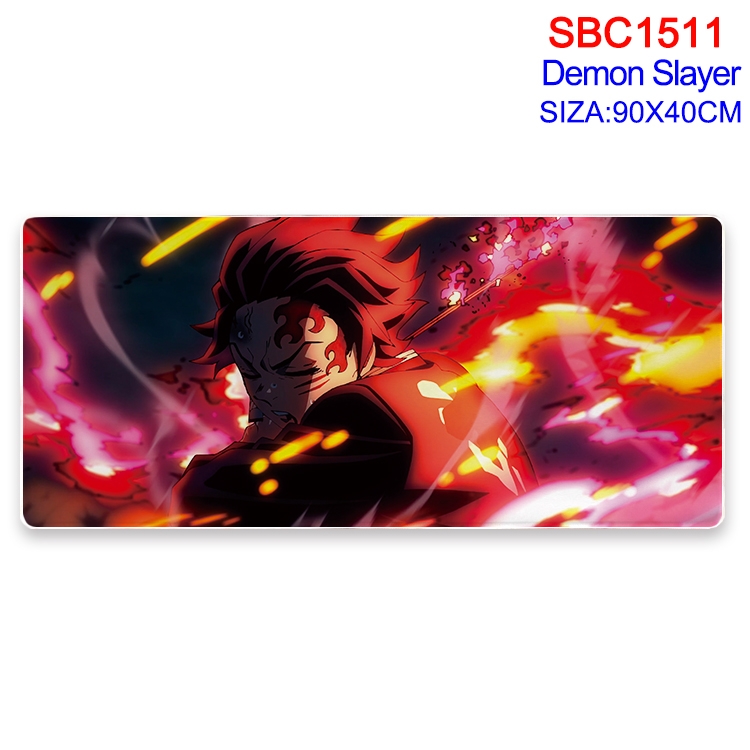 Demon Slayer Kimets Anime peripheral edge lock mouse pad 90X40CM