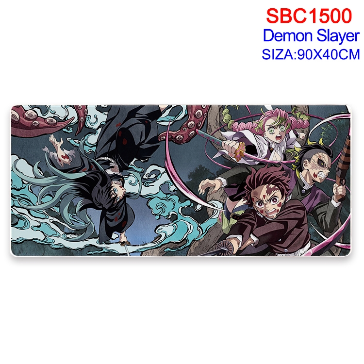 Demon Slayer Kimets Anime peripheral edge lock mouse pad 90X40CM