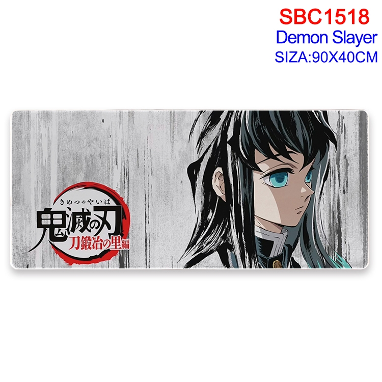 Demon Slayer Kimets Anime peripheral edge lock mouse pad 90X40CM