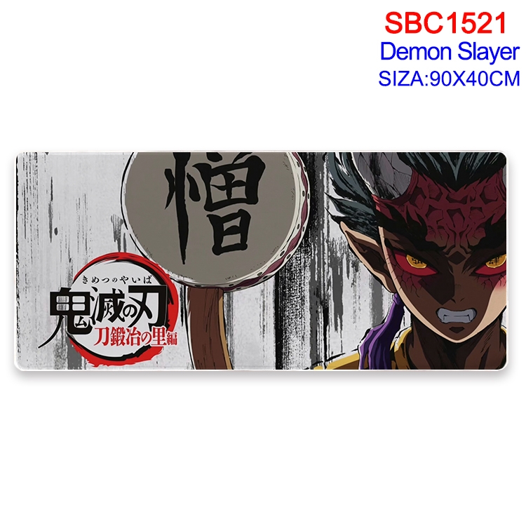 Demon Slayer Kimets Anime peripheral edge lock mouse pad 90X40CM