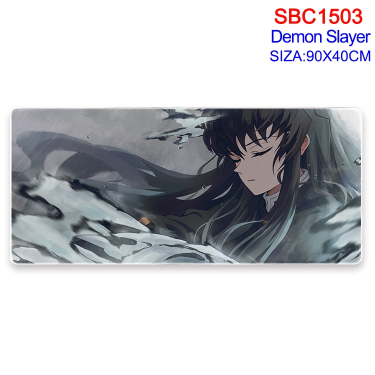 Demon Slayer Kimets Anime peripheral edge lock mouse pad 90X40CM