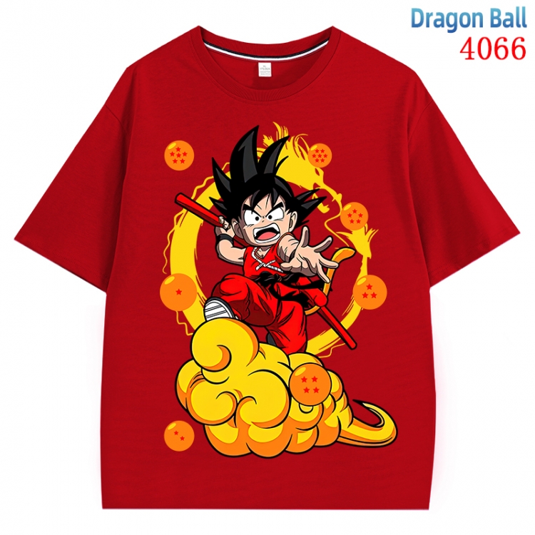 DRAGON BALL Anime Pure Cotton Short Sleeve T-shirt Direct Spray Technology from S to 4XL CMY-4066-3