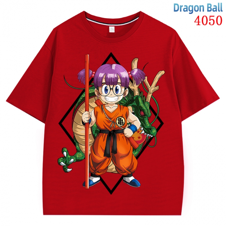 DRAGON BALL Anime Pure Cotton Short Sleeve T-shirt Direct Spray Technology from S to 4XL CMY-4050-3