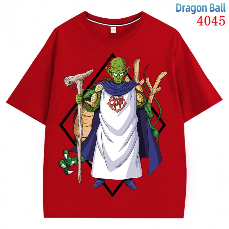 DRAGON BALL Anime Pure Cotton Short Sleeve T-shirt Direct Spray Technology from S to 4XL CMY-4045-3