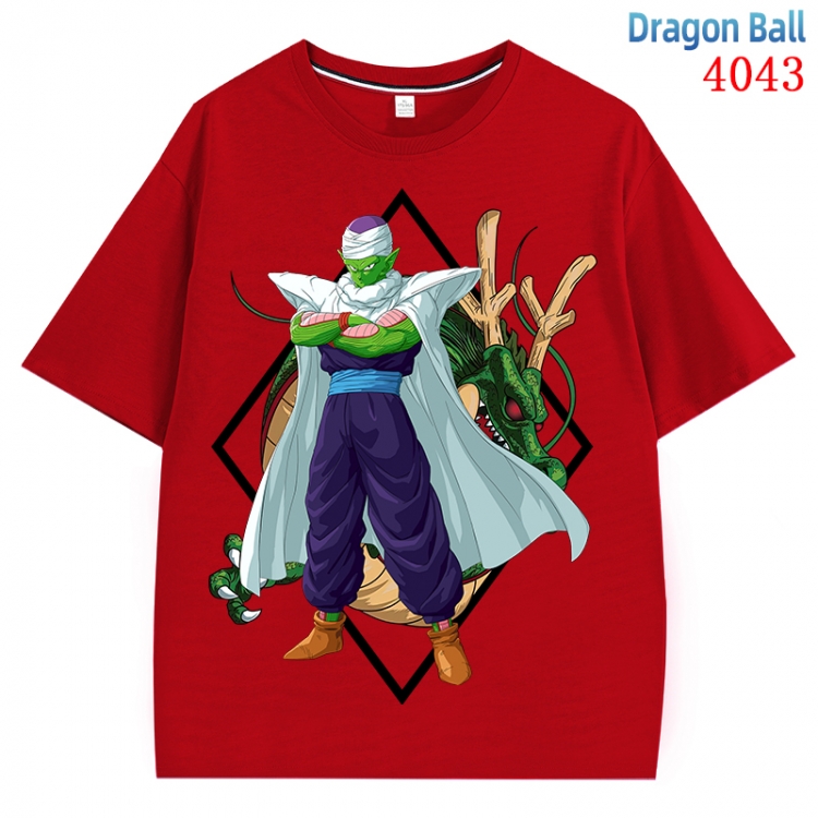 DRAGON BALL Anime Pure Cotton Short Sleeve T-shirt Direct Spray Technology from S to 4XL CMY-4043-3