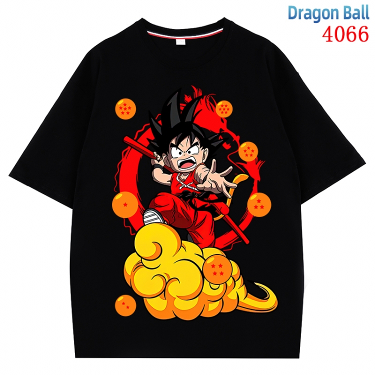 DRAGON BALL Anime Pure Cotton Short Sleeve T-shirt Direct Spray Technology from S to 4XL CMY-4066-2