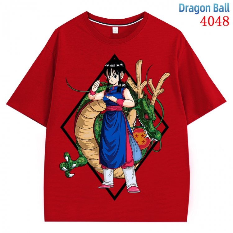 DRAGON BALL Anime Pure Cotton Short Sleeve T-shirt Direct Spray Technology from S to 4XL CMY-4048-3