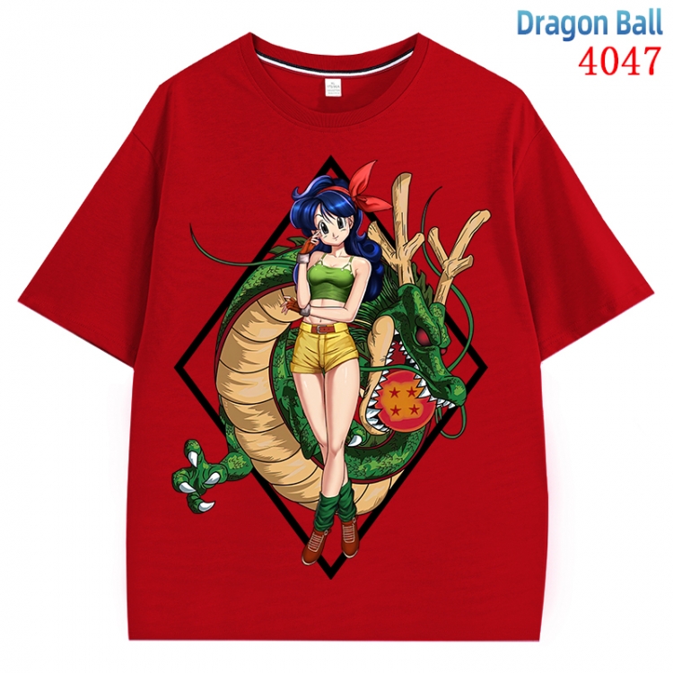DRAGON BALL Anime Pure Cotton Short Sleeve T-shirt Direct Spray Technology from S to 4XL CMY-4047-3