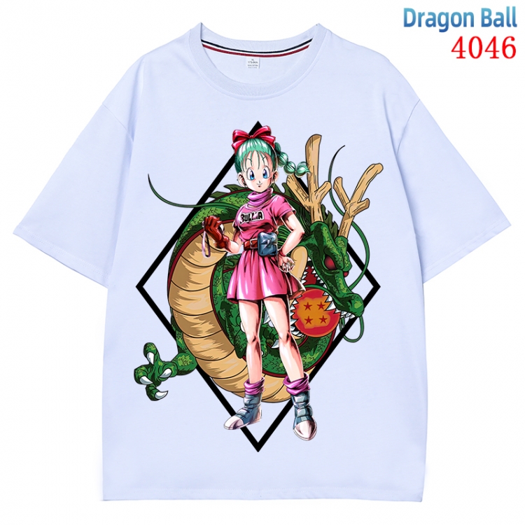 DRAGON BALL Anime Pure Cotton Short Sleeve T-shirt Direct Spray Technology from S to 4XL CMY-4046-1