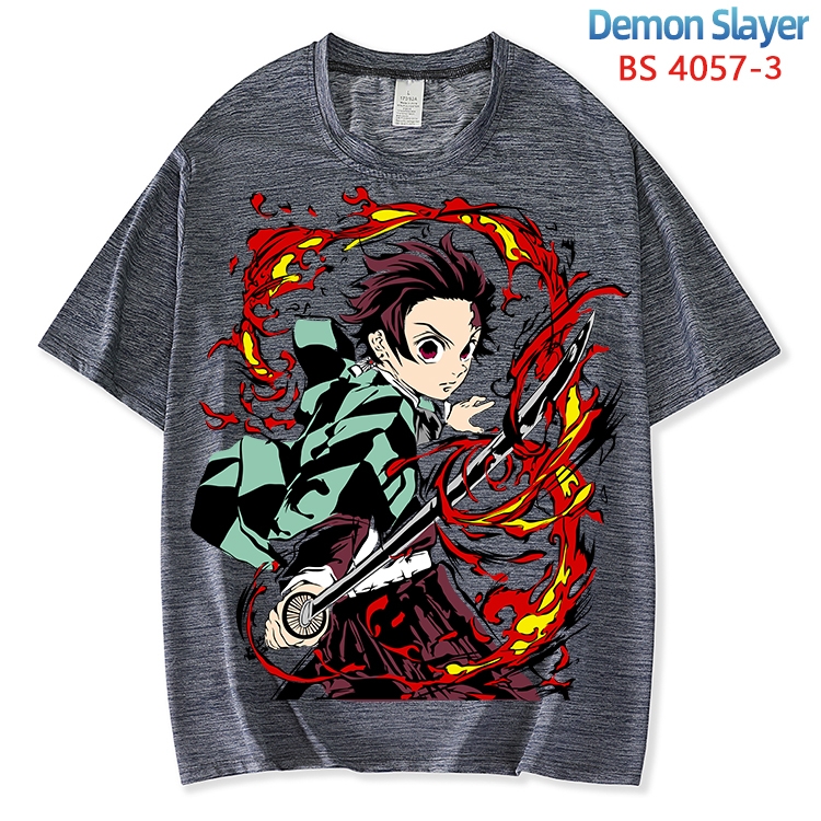 Demon Slayer Kimets ice silk cotton loose and comfortable T-shirt from XS to 5XL