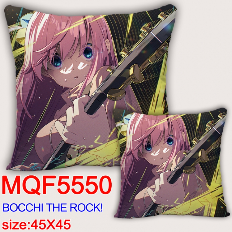 BOCCHI THE ROCK! Anime square full-color pillow cushion 45X45CM NO FILLING  MQF-5550