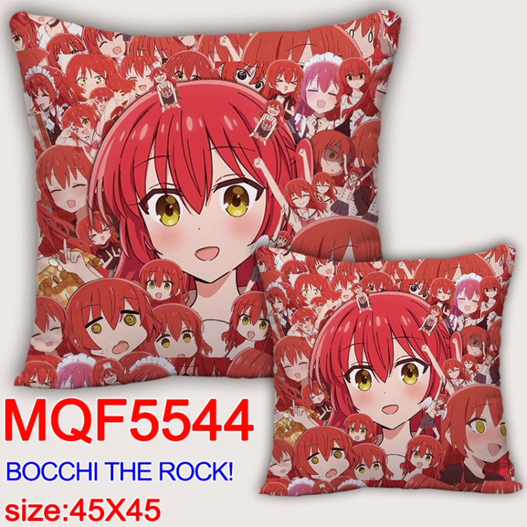 BOCCHI THE ROCK! Anime square full-color pillow cushion 45X45CM NO FILLING MQF-5544