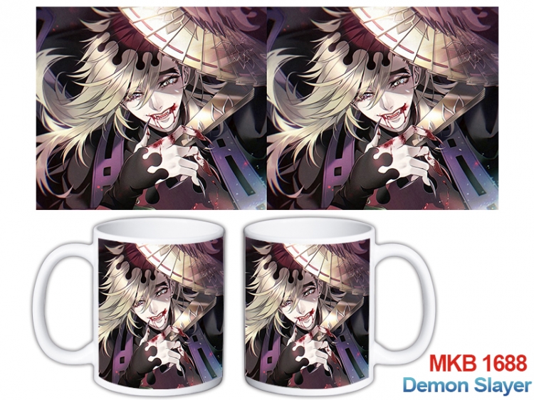 Demon Slayer Kimets Anime color printing ceramic mug cup price for 5 pcs