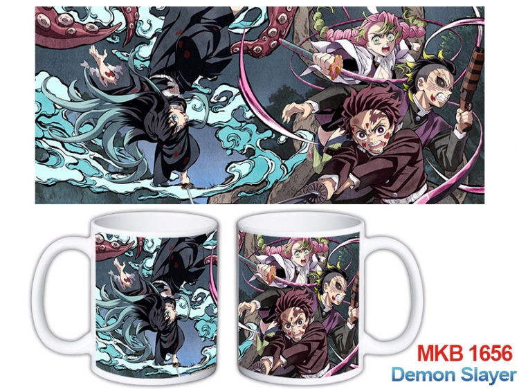 Demon Slayer Kimets Anime color printing ceramic mug cup price for 5 pcs