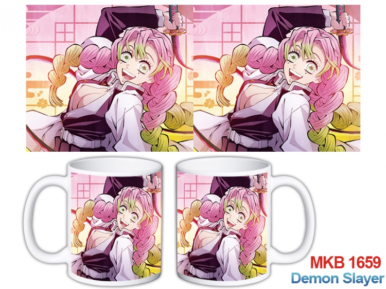 Demon Slayer Kimets Anime color printing ceramic mug cup price for 5 pcs