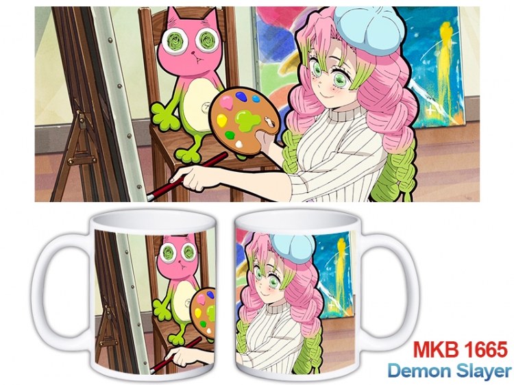 Demon Slayer Kimets Anime color printing ceramic mug cup price for 5 pcs