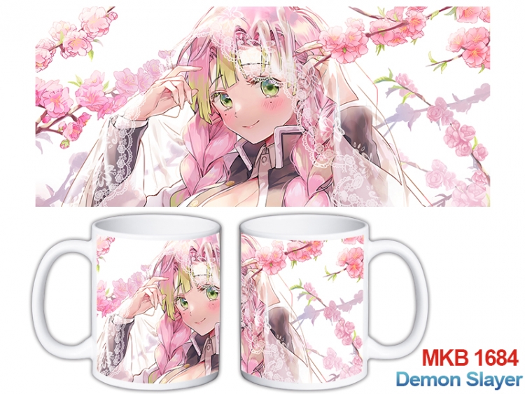 Demon Slayer Kimets Anime color printing ceramic mug cup price for 5 pcs