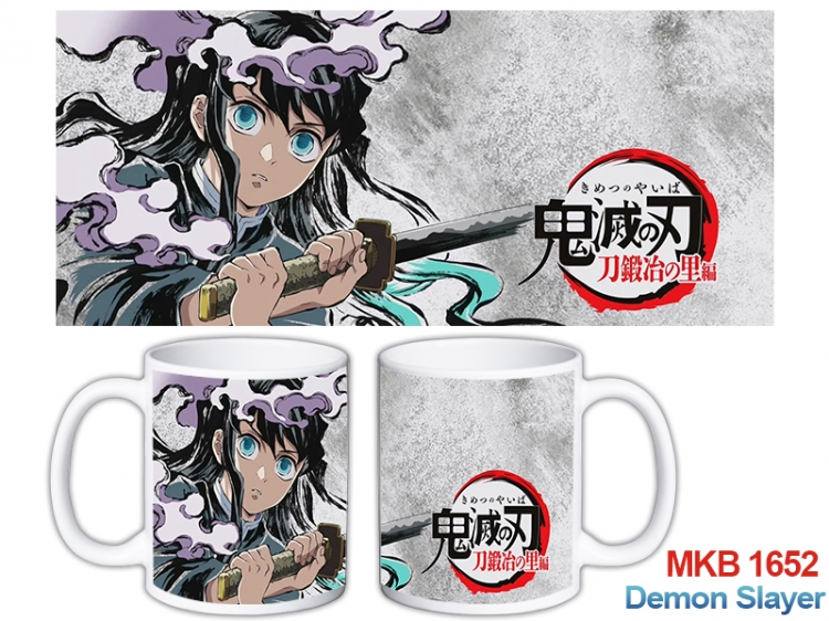 Demon Slayer Kimets Anime color printing ceramic mug cup price for 5 pcs