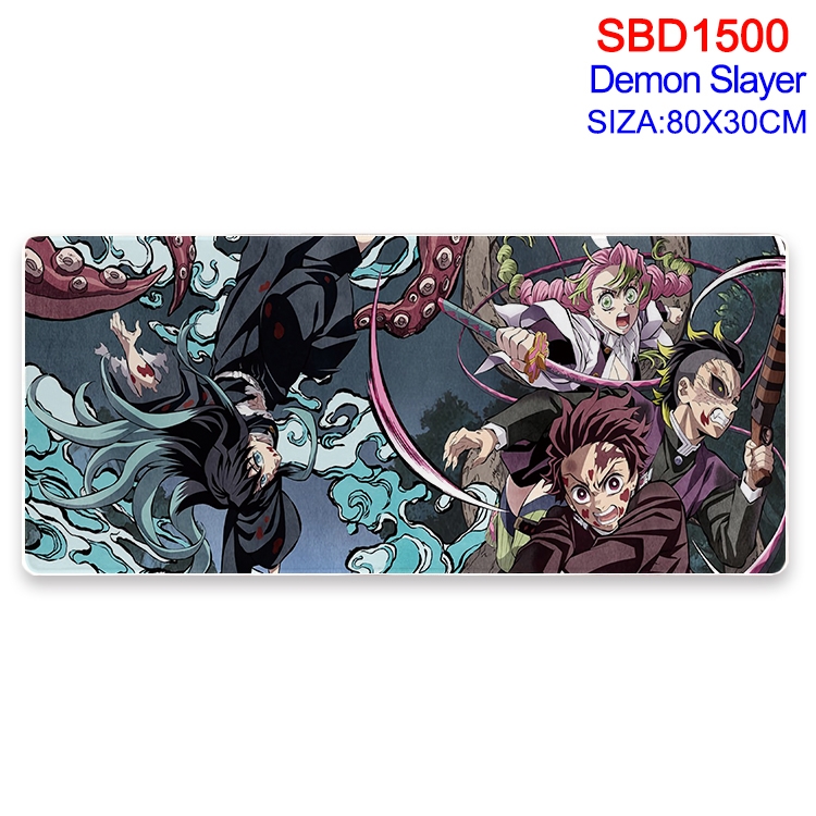 Demon Slayer Kimets Animation peripheral locking mouse pad 80X30cm