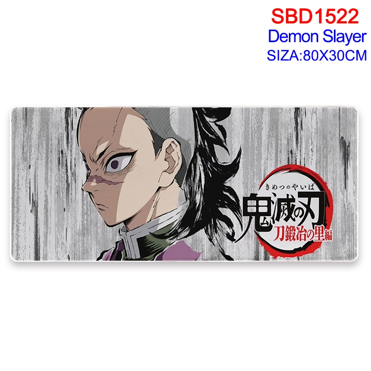 Demon Slayer Kimets Animation peripheral locking mouse pad 80X30cm