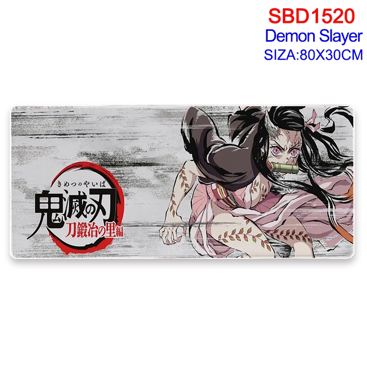 Demon Slayer Kimets Animation peripheral locking mouse pad 80X30cm