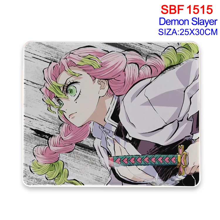 Demon Slayer Kimets Anime peripheral edge lock mouse pad 25X30cm 