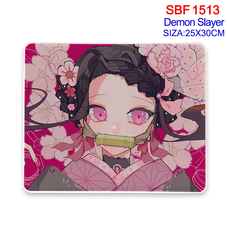 Demon Slayer Kimets Anime peripheral edge lock mouse pad 25X30cm 