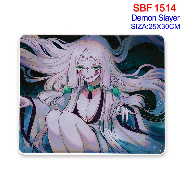 Demon Slayer Kimets Anime peripheral edge lock mouse pad 25X30cm 