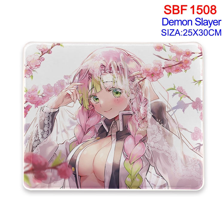 Demon Slayer Kimets Anime peripheral edge lock mouse pad 25X30cm 