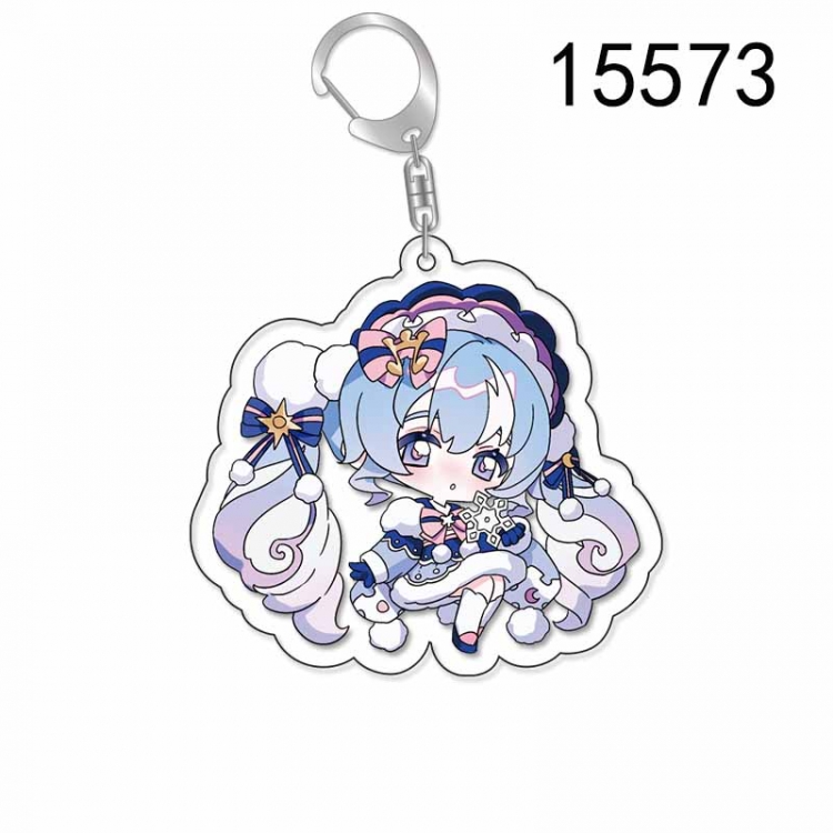 Hatsune Miku Anime Acrylic Keychain Charm price for 5 pcs