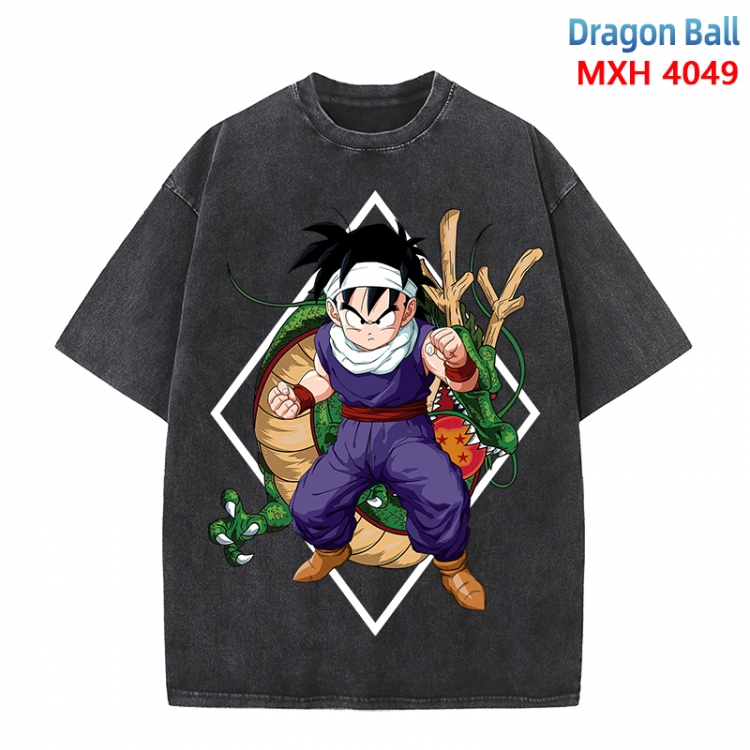 DRAGON BALL Anime peripheral pure cotton washed and worn T-shirt from S to 4XL