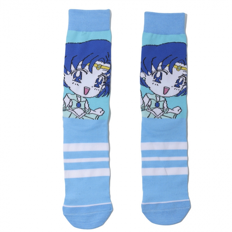 sailormoon Anime cartoon trendy socks combed cotton neutral straight board socks Anime cartoon trendy socks combed cotto