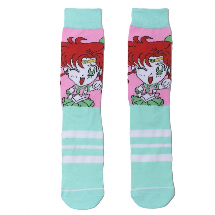 sailormoon Anime cartoon trendy socks combed cotton neutral straight board socks Anime cartoon trendy socks combed cotto