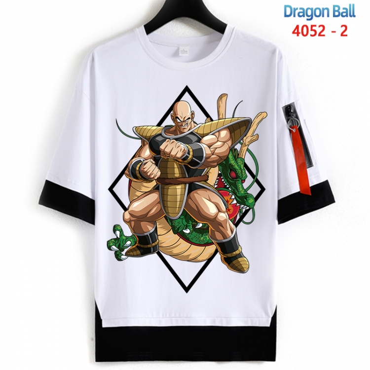 DRAGON BALL Cotton Crew Neck Fake Two-Piece Short Sleeve T-Shirt from S to 4XL  HM-4052-2
