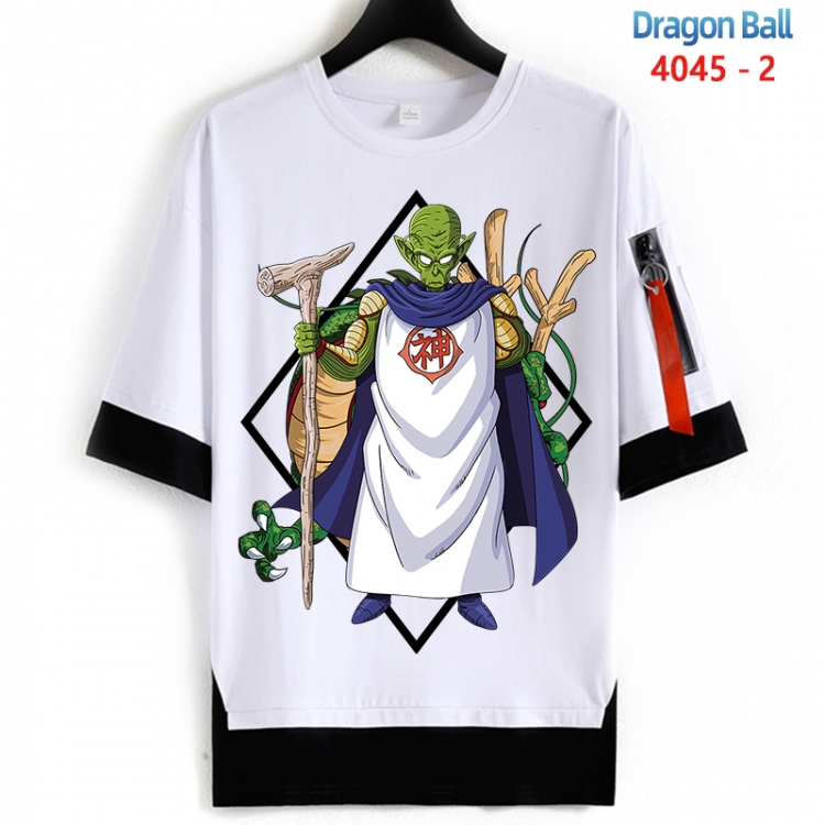 DRAGON BALL Cotton Crew Neck Fake Two-Piece Short Sleeve T-Shirt from S to 4XL  HM-4045-2