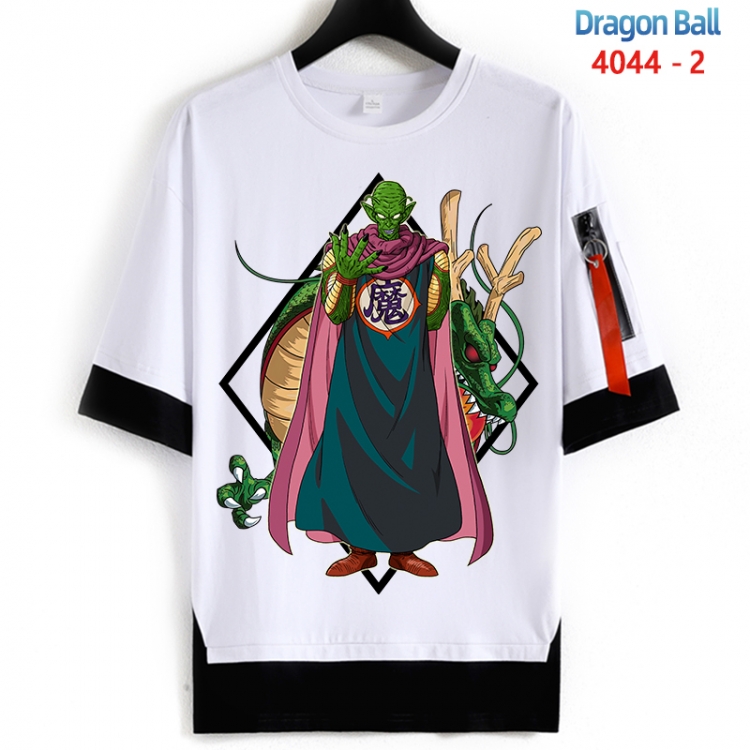 DRAGON BALL Cotton Crew Neck Fake Two-Piece Short Sleeve T-Shirt from S to 4XL HM-4044-2