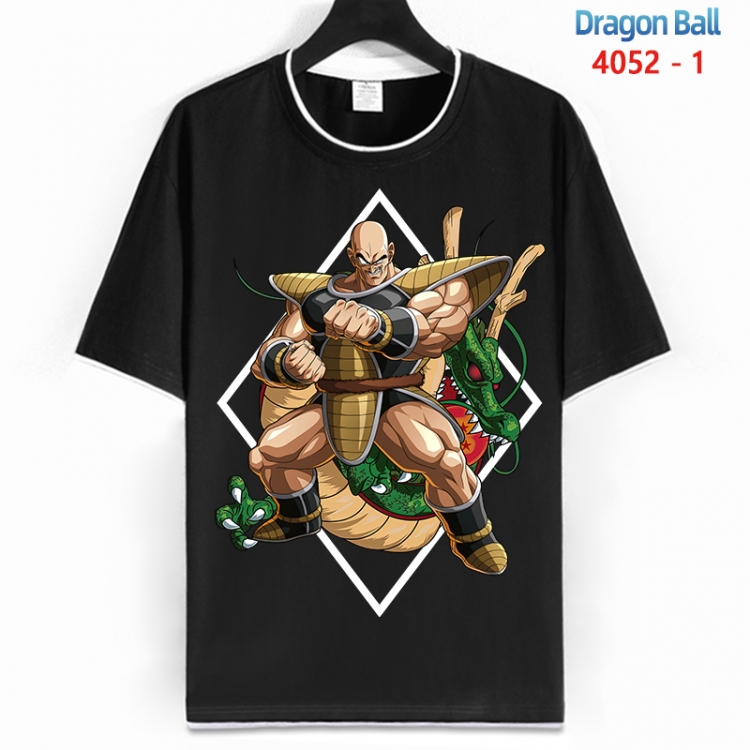 DRAGON BALL Cotton crew neck black and white trim short-sleeved T-shirt from S to 4XL HM-4052-1