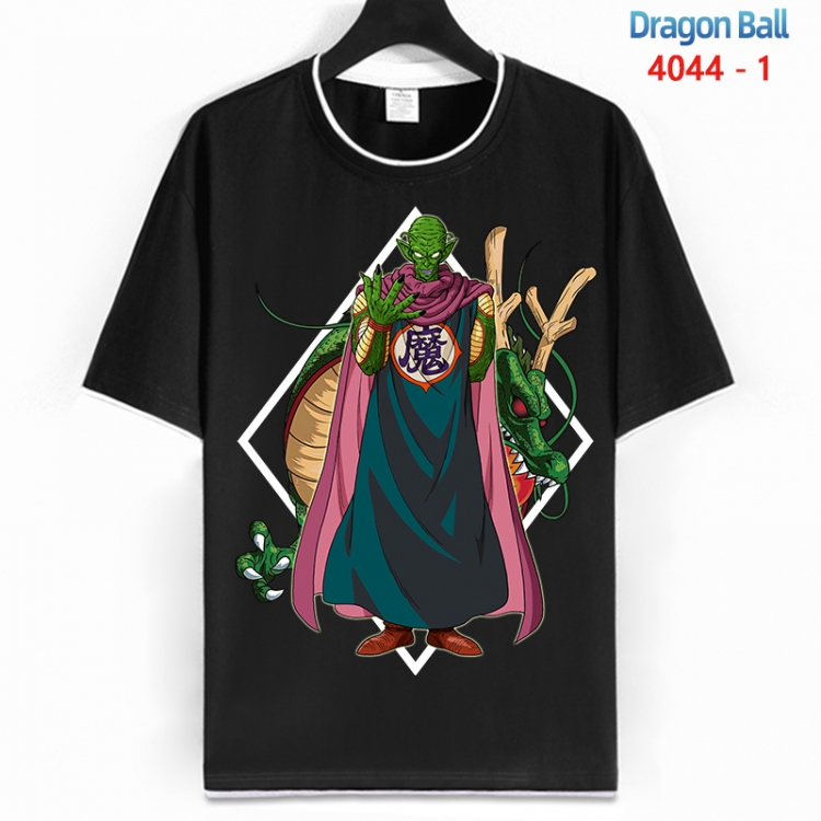 DRAGON BALL Cotton crew neck black and white trim short-sleeved T-shirt from S to 4XL  HM-4044-1