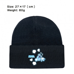 BTS printed plush knitted hat ...