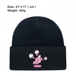 BTS printed plush knitted hat ...