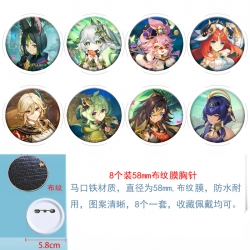 Genshin Impact Anime Round clo...