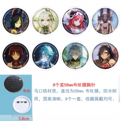 Genshin Impact Anime Round clo...