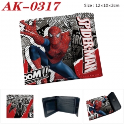 Superheroes Anime PU leather f...