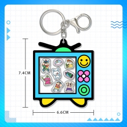 CrayonShin acrylic pendant bag...