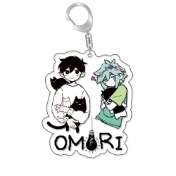 OMORI Anime Acrylic Keychain C...