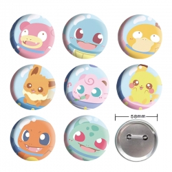 Pokemon Anime tinplate brooch ...