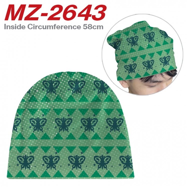 JoJos Bizarre Adventure Anime flannel full color hat cosplay men's and women's knitted hats 58cm  MZ-2643