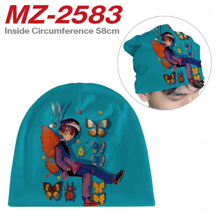 Toilet-bound Hanako-kun Anime flannel full color hat cosplay men's and women's knitted hats 58cm 