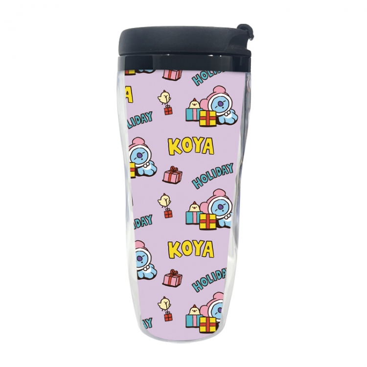 BTS Anime double-layer insulated water bottle and cup 350ML